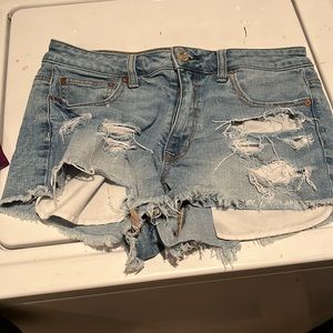 American eagle outfitters women’s high rise festival jean shorts stretch size 10